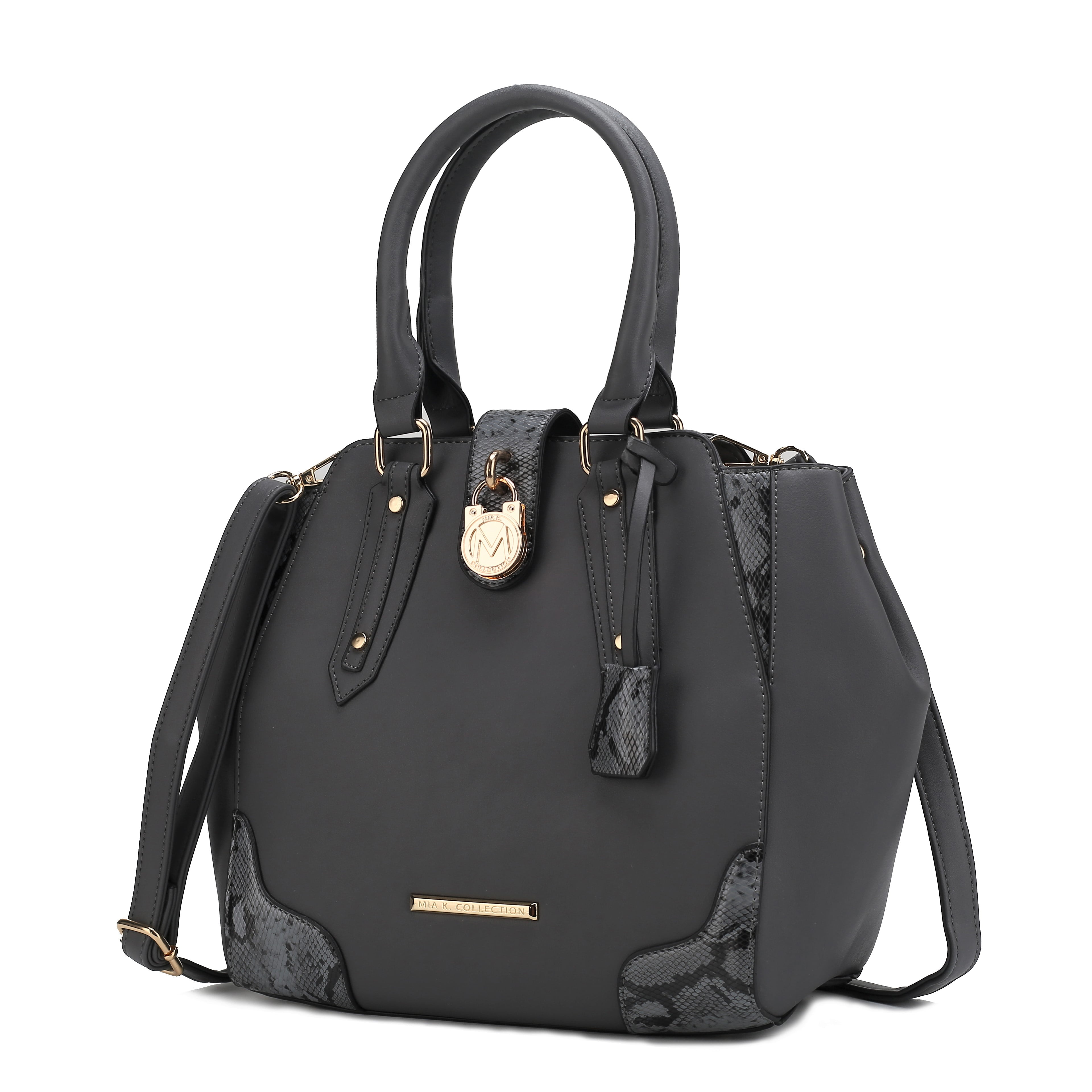 MKF Collection Lorena Faux Snake Embossed Vegan Leather Women's