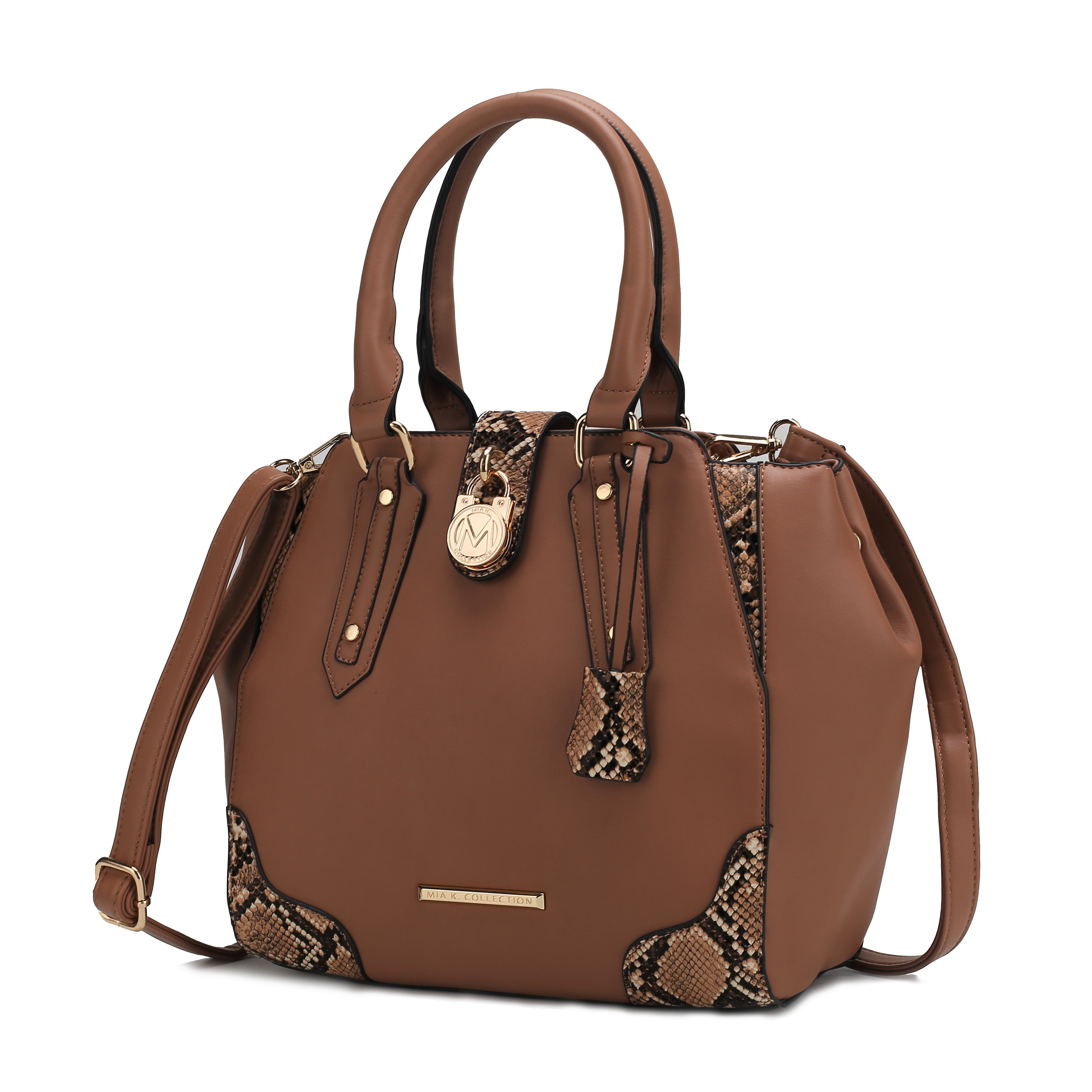 MKF Collection Lorena Faux Snake Embossed Vegan Leather Women's
