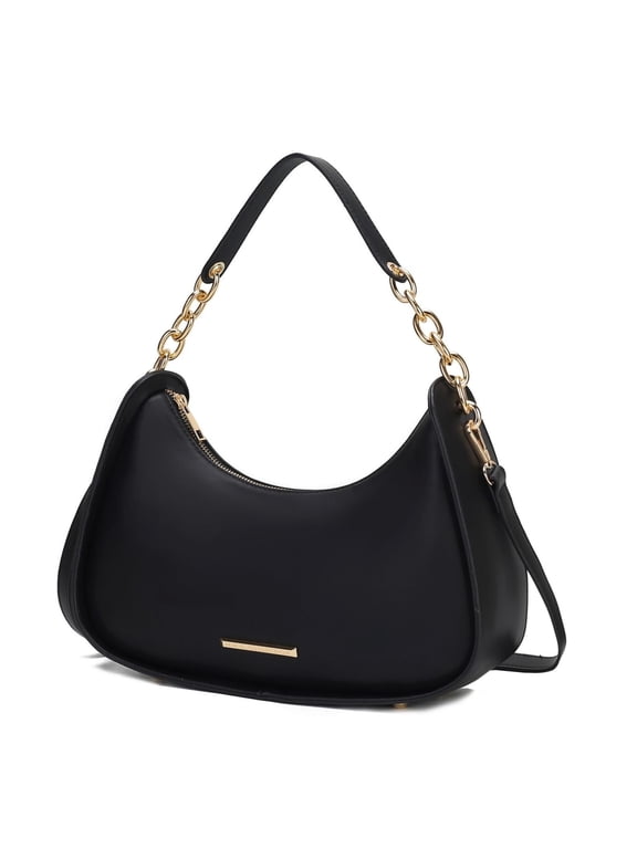 Lottie Vegan Leather Women's Hobo Bag, Shoulder Purse Handbag by Mia K. - Teal