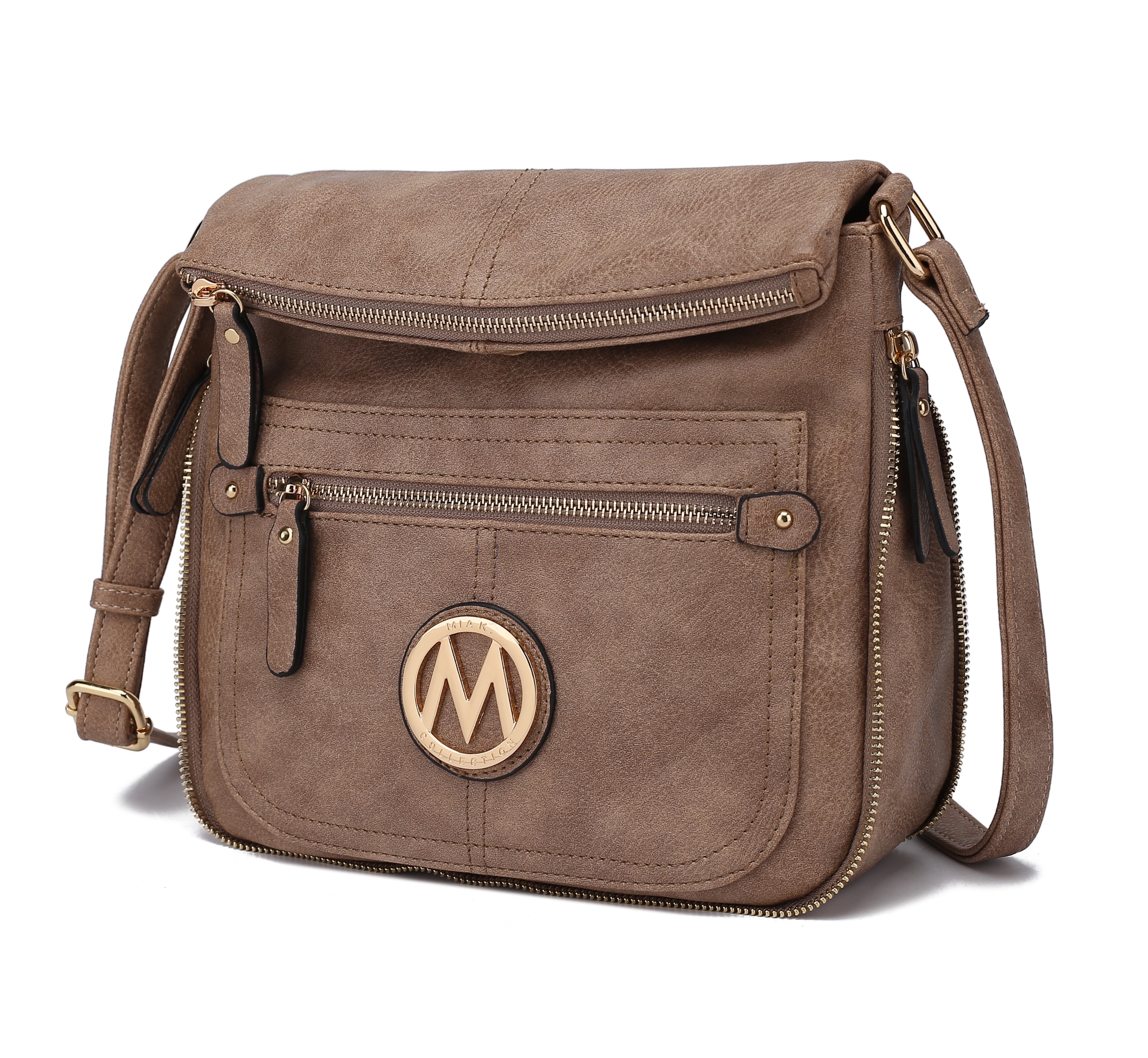 MKF Women's Crossbody Bag - Adjustable Strap, PU Leather, Multiple Pockets, Compact Purse - View #9
