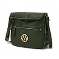 thumbnail image 1 of MKF Collection Luciana Women's Crossbody Bag, Vegan Leather Shoulder Bag Handbag Purse for Travel, Work and School by Mia K - Olive, 1 of 8