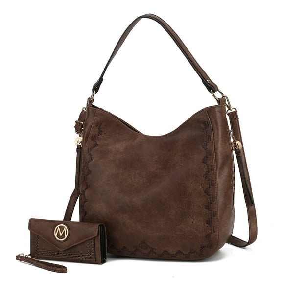 MKF Collection Lucille Shoulder by Mia k and Wallet- 2 pieces
