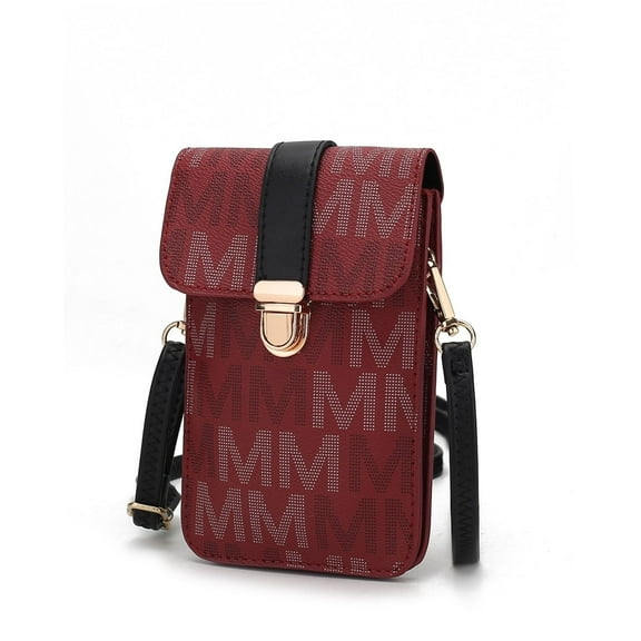 MKF Collection Lulu XL M Signature Phone Wallet Crossbody Handbag by Mia K.