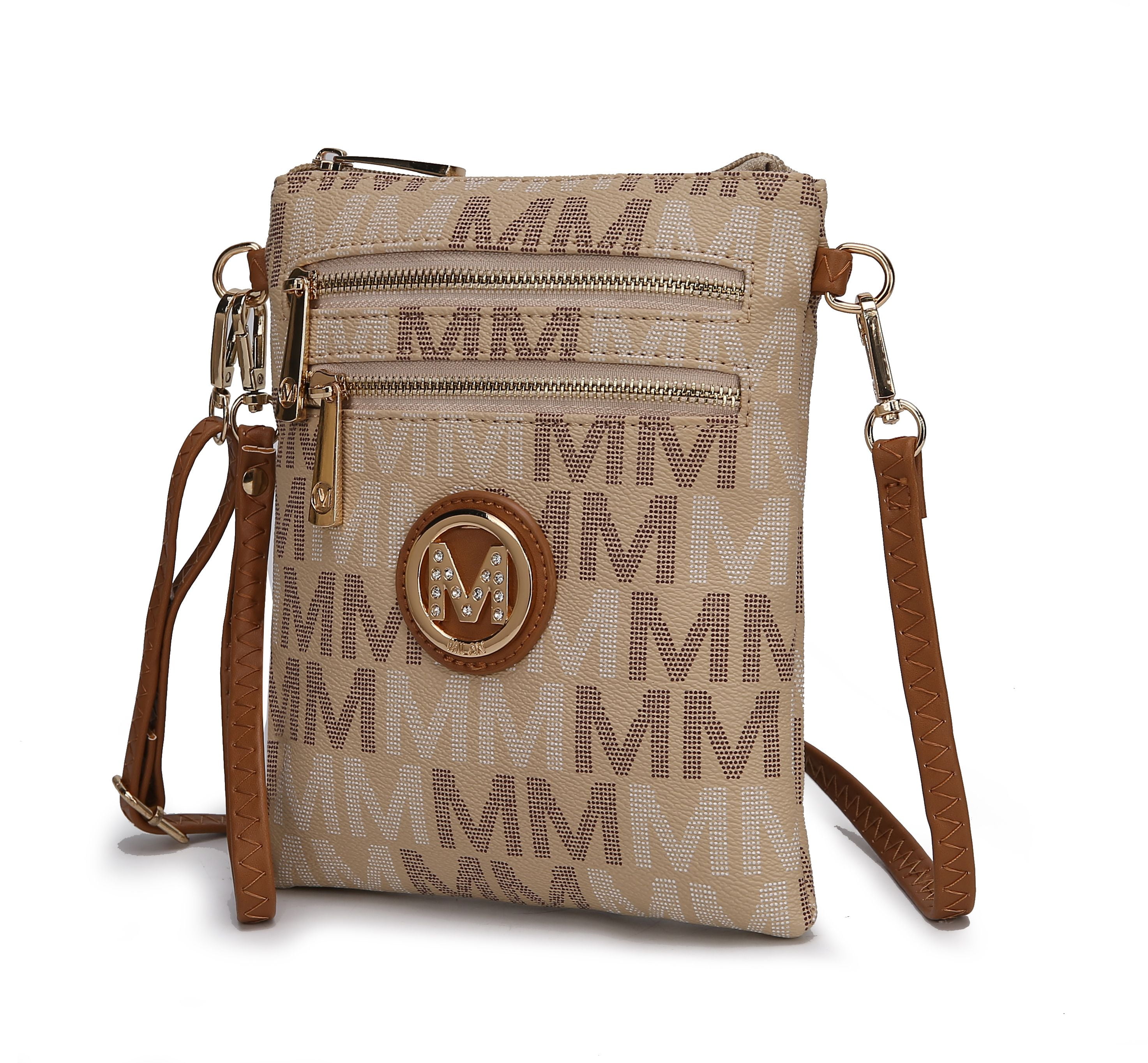 Milan Collection M Signature Women's Crossbody Handbag