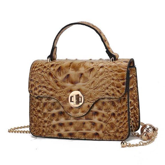 MKF Collection Mae Mini Crossbody Stylish, Functional, Vegan Leather Handbag by Mia K