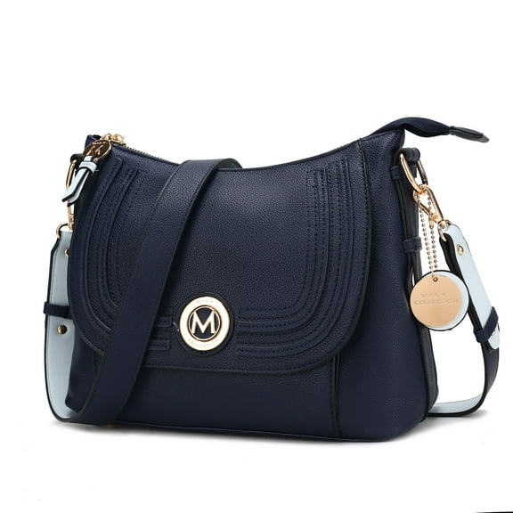 MKF Collection Maggie Women Crossbody Bag Vegan Leather, Shoulder Handbag Purse by Mia K