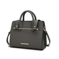 thumbnail image 1 of MKF Collection Malaya Women Tote Bag Vegan Leather Shoulder Bag Handbag Purse by Mia K - Charcoal Gray, 1 of 7