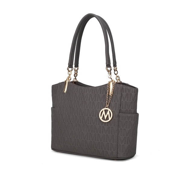 MKF Collection Malika Women's Tote Bag, Signature Vegan Leather Work Shoulder Bag Handbag Purse by Mia K