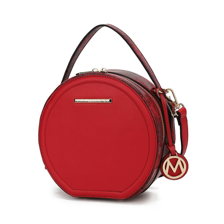 Mia K MKF Collection Mallory Vegan Leather Women's Crossbody Bag
