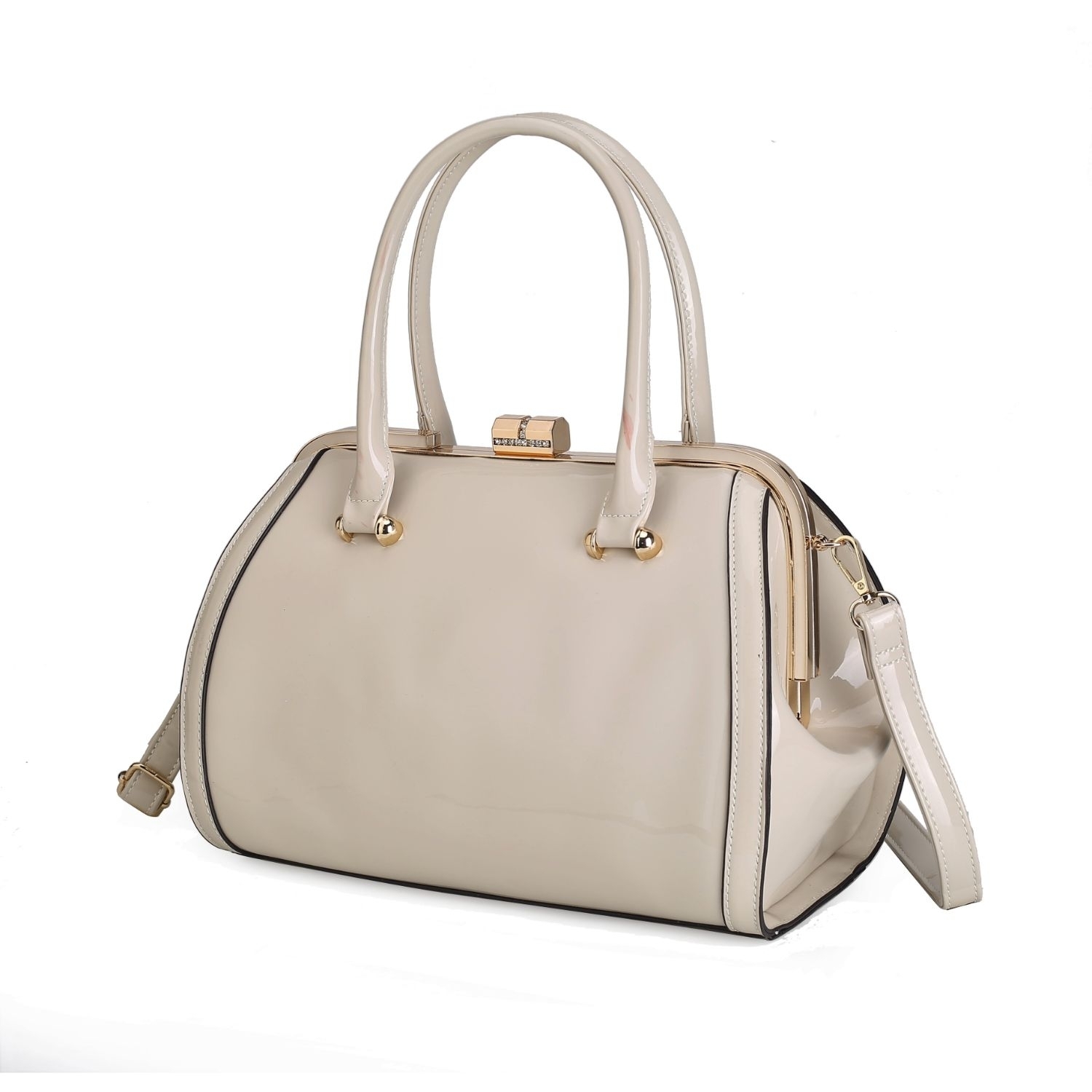 MKF Collection Marcele Patent Satchel Handbag by Mia K. - Walmart.com