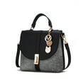 thumbnail image 1 of MKF Collection Maren Vegan Leather Handbag Women’s Shoulder Bag by Mia K- Black, 1 of 7
