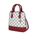 thumbnail image 1 of MKF Collection Marjorie Satchel Bag Women's, Vegan leather Circular Print Shoulder Bag Handbag Purse by Mia K, 1 of 6