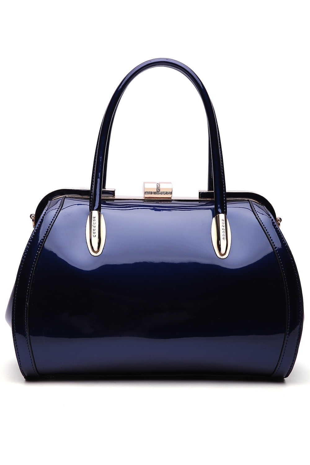 MKF Collection Marlene Patent Satchel Bag, Sleek Top-Handle Purse Handbag by Mia K - Black - Walmart.com MKF Collection Marlene Patent Satchel Bag, Sleek Top-Handle Purse Handbag by Mia K - Black - Walmart.com