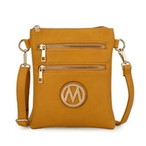MKF Collection Medina Vegan Leather Women's Crossbody Handbag Mia K. - Yellow