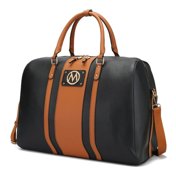 MKF Collection Melissa Women Duffle Bag, Crossover Purse Handbag Fashion Travel by Mia K - Black