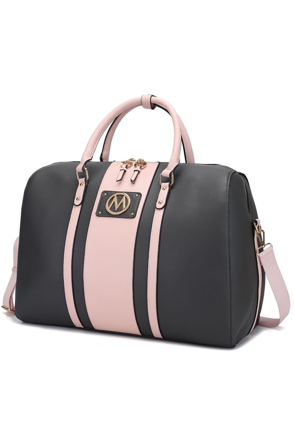 Melissa Women Duffle Bag, Crossover Purse Handbag Fashion Travel by Mia K - Charcoal Gray