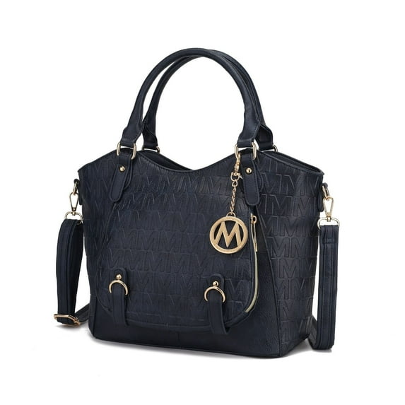 MKF Collection Melissa Women's Tote Bag, Stylish Purse Handbag by Mia K - Navy