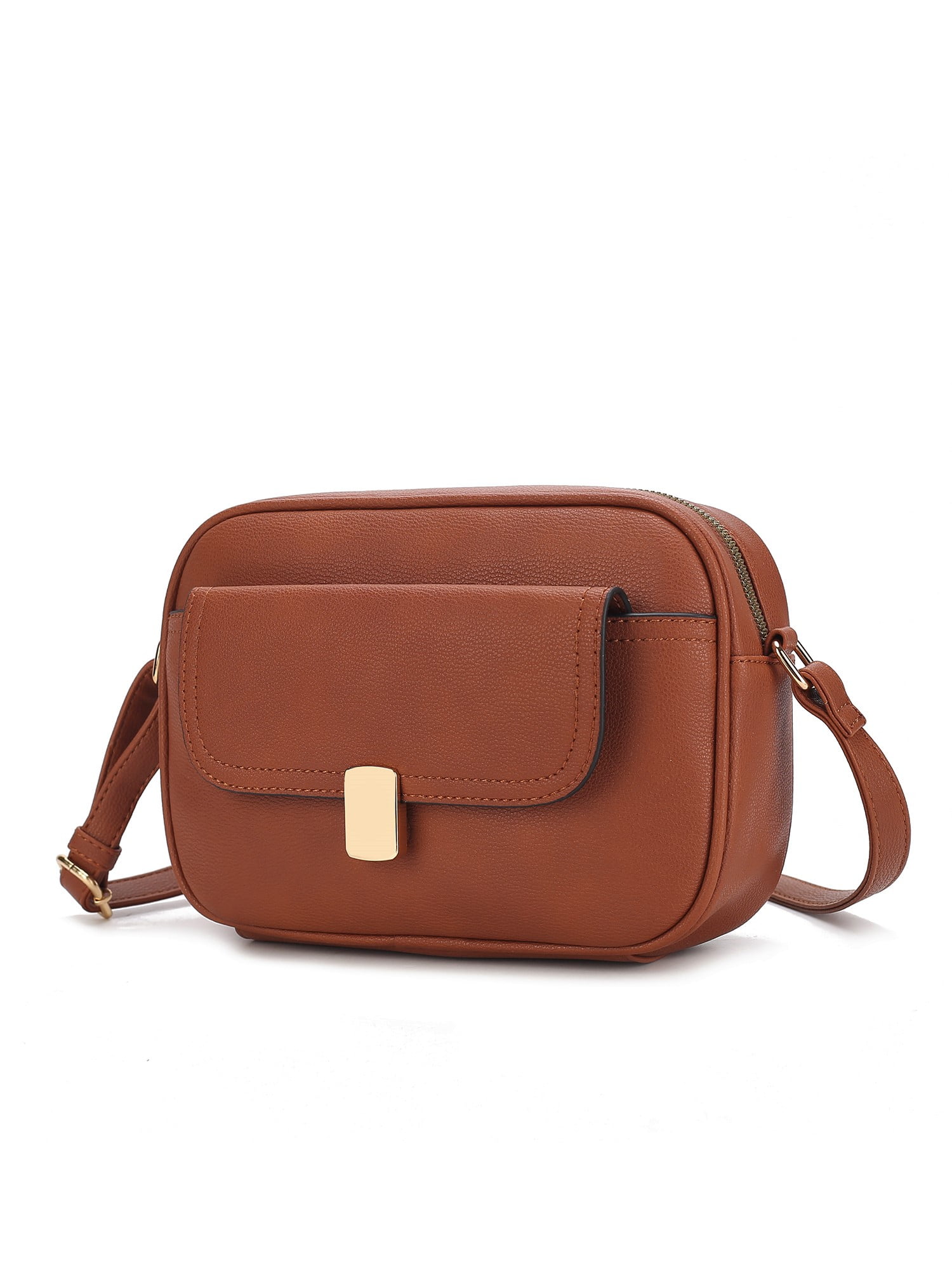 【美品】mame pvc bag / brown Free Shipping! MKF Collection Michaela Vegan Leather