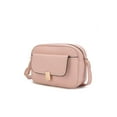 thumbnail image 1 of MKF Collection Michaela Vegan Leather Women's Shoulder Bag, Chic Modern Crossbody Purse Handbag by Mia K - Pink, 1 of 9