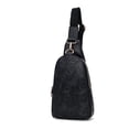 thumbnail image 1 of MKF Collection Millie Women Sling bag Vegan Leather Flower Embossed Sling Backpack by Mia K - Black, 1 of 8