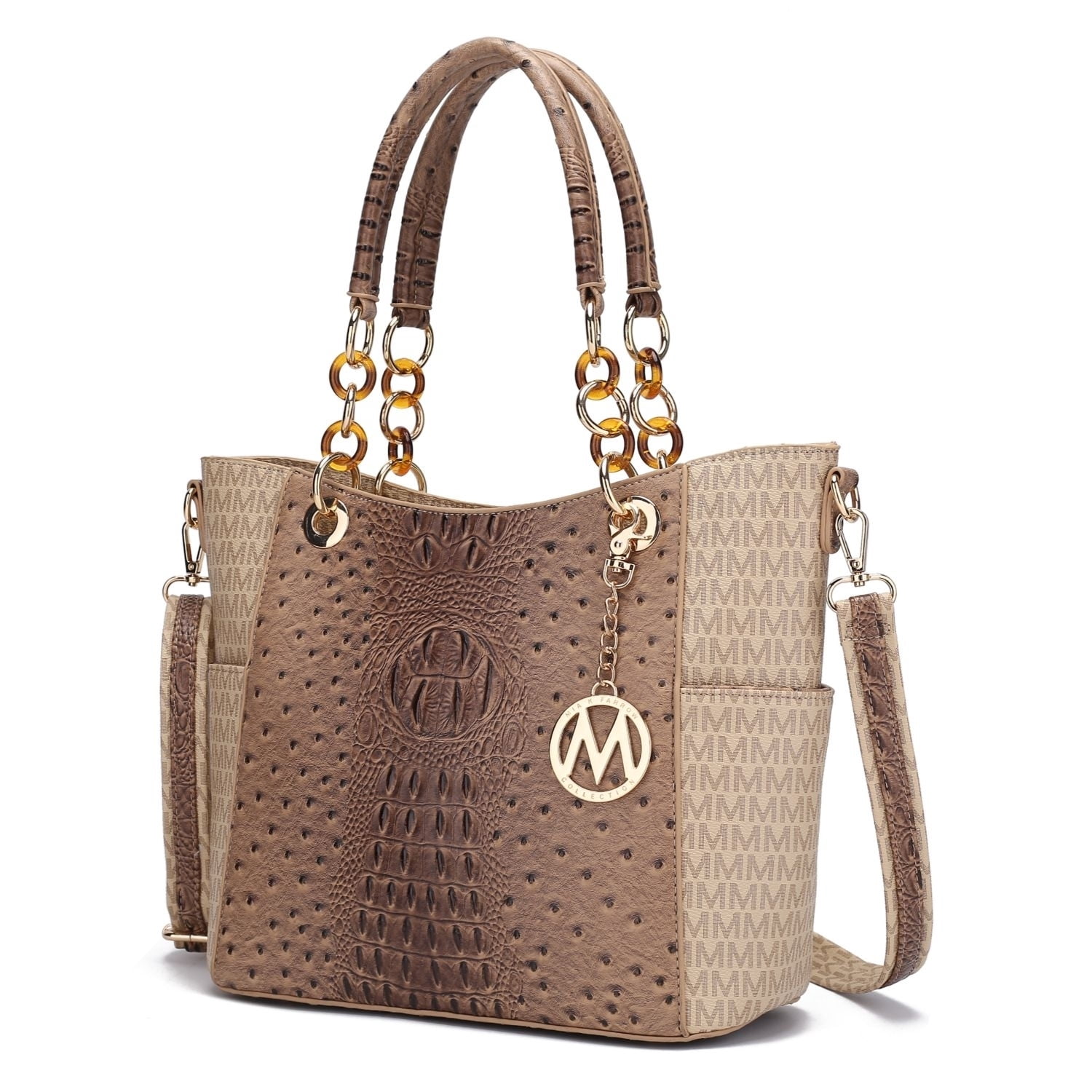 MKF Collection by Mia K Elodie Triple Compartment Tote Bag By Mia K in