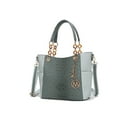 thumbnail image 1 of MKF Collection Miriam Women's Tote Bag Signature Vegan Leather Handbag Purse by Mia K., 1 of 6