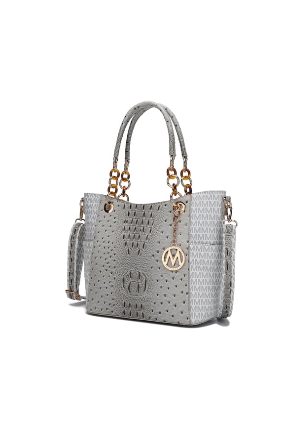 Miriam Women's Tote Bag Signature Vegan Leather Handbag Purse by Mia K.