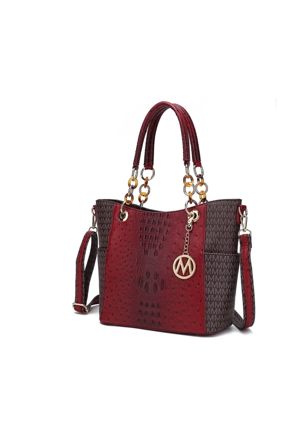 Miriam Women's Tote Bag Signature Vegan Leather Handbag Purse by Mia K.