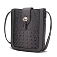 thumbnail image 1 of MKF Collection Molly Women Crossbody Bag Vegan Leather Handbag Crossover by Mia K - Charcoal Gray, 1 of 9