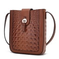 thumbnail image 1 of MKF Collection Molly Women Crossbody Bag Vegan Leather Handbag Crossover by Mia K - Cognac Brown, 1 of 9