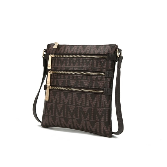 MKF Collection Mya Vegan Leather Women's Crossbody Handbag by Mia K - Chocolate
