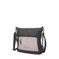 thumbnail image 1 of MKF Collection Nala Vegan Color-block Leather Women's Shoulder Handbag by Mia K. - Charcoal/Light Grey, 1 of 10