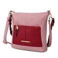 thumbnail image 1 of MKF Collection Nala Vegan Leather Women's Shoulder Bag, Trendy Crossbody Purse Handbag by Mia K - Blush Wine, 1 of 7
