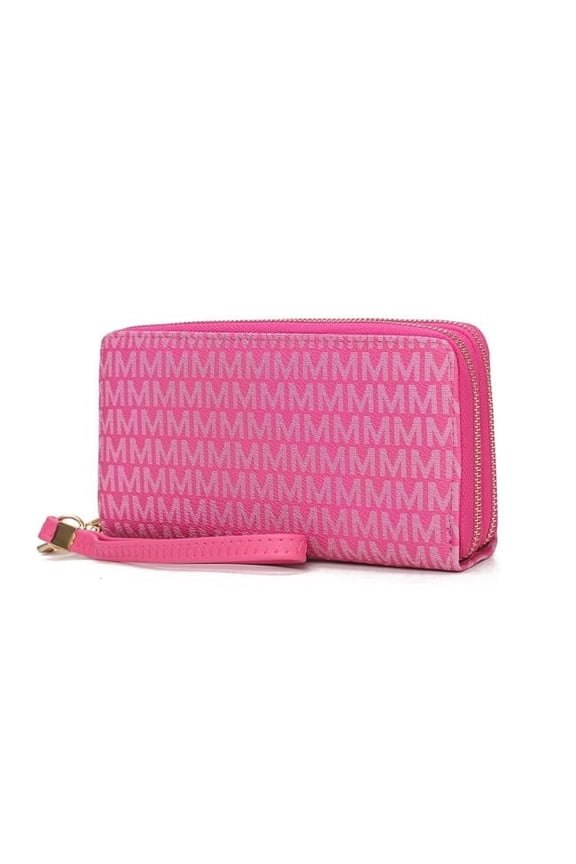Naomy Women's Wristlet Wallet, Small Purse Handbag by Mia K - Fuchsia