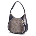 thumbnail image 1 of MKF Collection Nayra Women's Hobo Bag Crocodile-Embossed Shoulder Bag Handbag Purse by Mia K. - Gray/Navy, 1 of 9