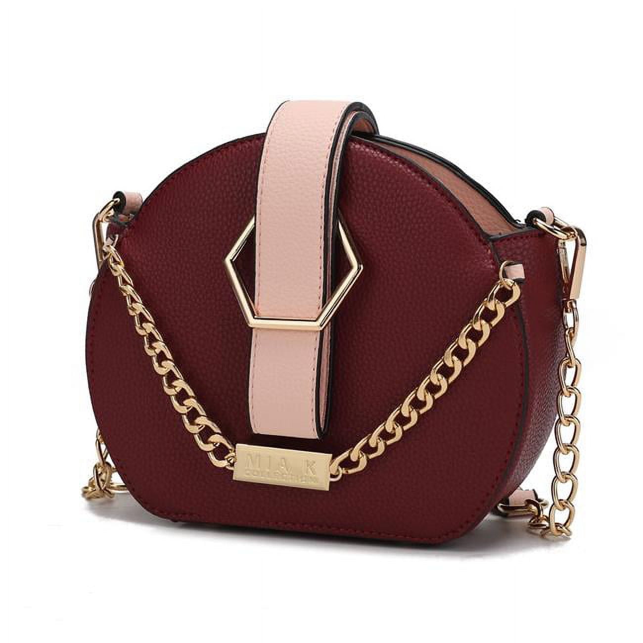 MKF Collection Nobella Crossbody Bag by Mia K.- Burgundy Nobella ...