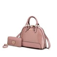thumbnail image 1 of MKF Collection Nora Croco Satchel by Mia K. - Pink, 1 of 10
