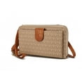 thumbnail image 1 of MKF Collection Olya Smartphone Wallet for Women, Sleek Convertible Purse Crossbody Handbag by Mia K - Beige, 1 of 9