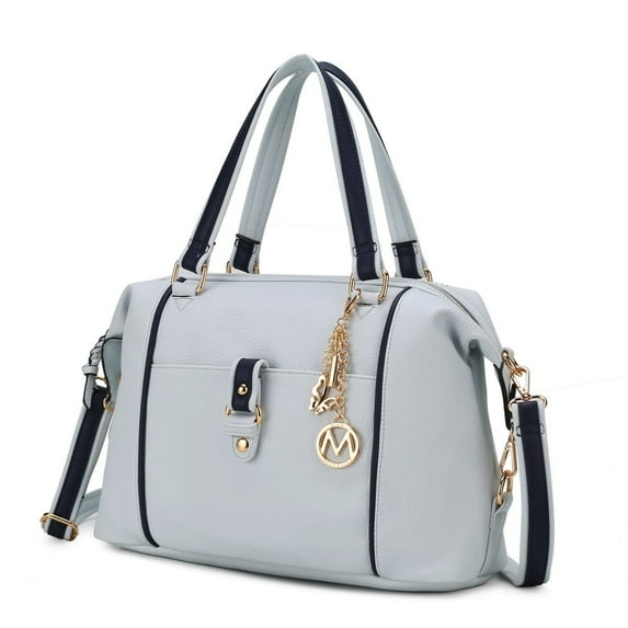 MKF Collection Opal Vegan Leather Medium Weekender Handbag for Women by Mia K.