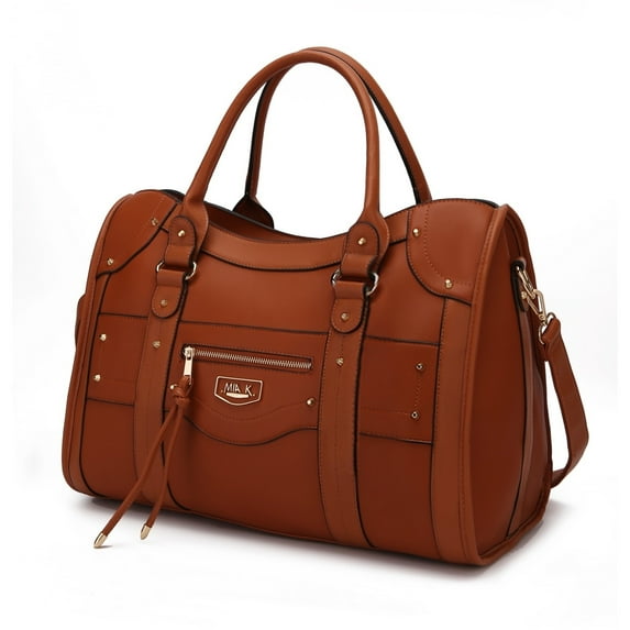 MKF Collection Patricia Duffle Bag By Mia K. - Luggage Brown