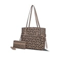 thumbnail image 1 of MKF Collection Pauline Women’s Vegan Leather Tote Bag with Wallet by Mia K-Taupe, 1 of 9