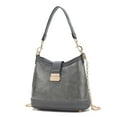 thumbnail image 1 of MKF Collection Pilar Vegan Leather Women's Shoulder Bag, Functional Hobo Purse Handbag by Mia K - Charcoal Gray, 1 of 8