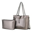 thumbnail image 1 of MKF Collection Raya Women's Shoulder bag & Crossbody Bag, Vegan Leather Handbag Purse by Mia K- Gray, 1 of 17