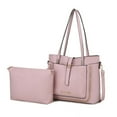 thumbnail image 1 of MKF Collection Raya Women's Shoulder bag & Crossbody Bag, Vegan Leather Handbag Purse by Mia K- Pink, 1 of 17