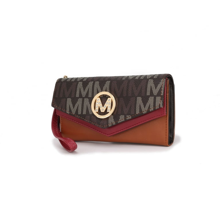 MKF Collection Raye M Signature Wallet by Mia k. Handbag Walmart