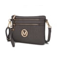thumbnail image 1 of MKF Collection Roonie Signature Women's Crossbody Bag, Vegan Leather Wristlet Purses and Handbag by Mia K - Gray, 1 of 7