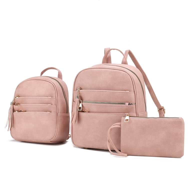Stylish Pink and Brown Women\'s Backpack Amazon.com: LOVEVOOK Backpack for Women,Laptop Backpack  main image 3