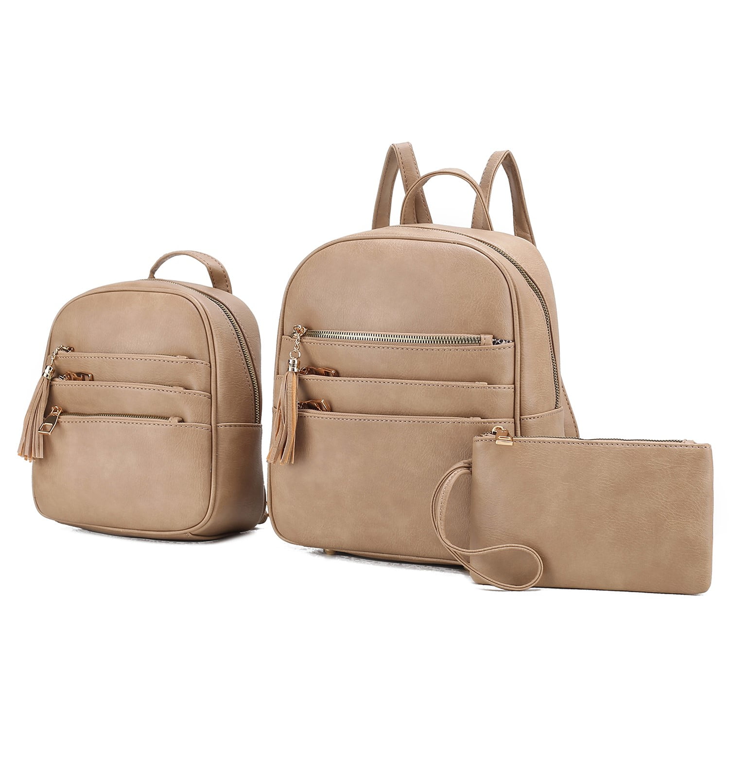 MKF Collection Roxane Vegan Leather Women's Backpack, Elegant Bookbag Purse  Handbag by Mia K - Tan - Walmart.com