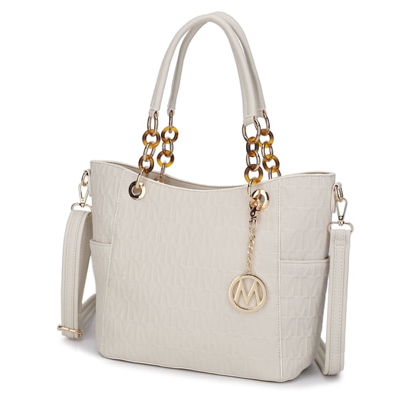 MKF Collection Rylee Tote Bag, Vegan Leather Crossbody Bag Large Handbag Purse by Mia K