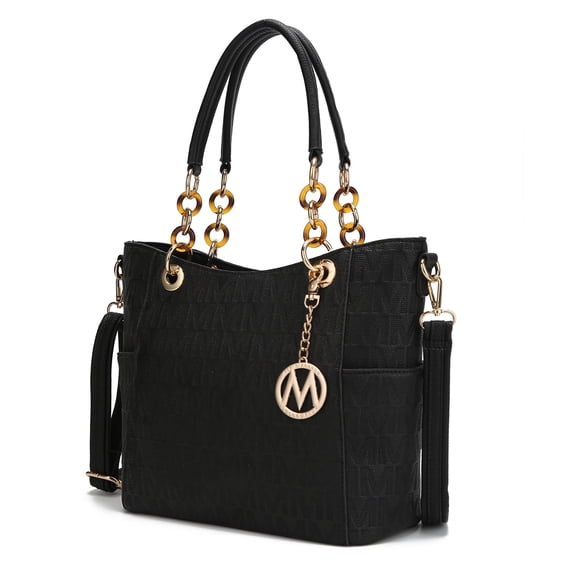 MKF Collection Rylee Tote Bag, Vegan Leather Crossbody Bag Large Handbag Purse by Mia K